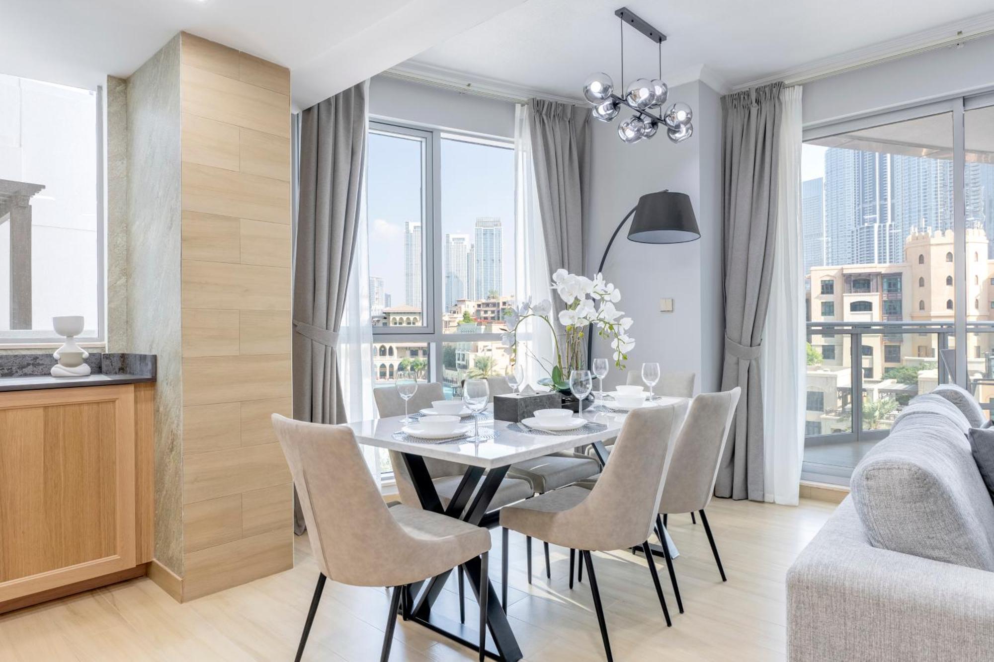 The Residences Tower - Full Burj Khalfa View Dubai Bagian luar foto